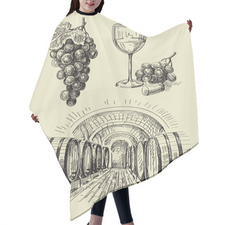 Personality  Vineyard Doodle Hair Cutting Cape