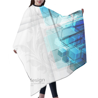 Personality  Abstract Vector Design Hair Cutting Cape