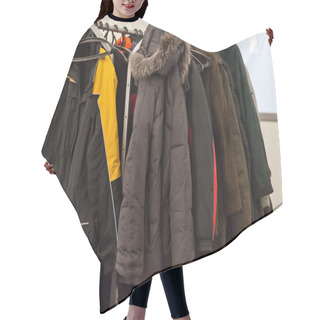 Personality  Coat Rack Hair Cutting Cape