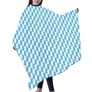 Personality  Oktoberfest Pattern With Blue And White Rhombus Flag Of Bavaria Oktoberfest Blue Checkered Wallpaper Vector Diamonds Background Hair Cutting Cape