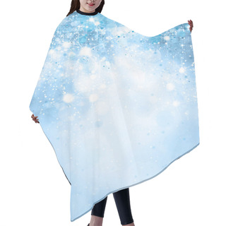 Personality  Abstract Blue Background. Hair Cutting Cape