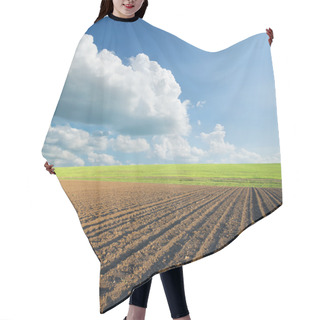 Personality  Ploughed Field Hair Cutting Cape