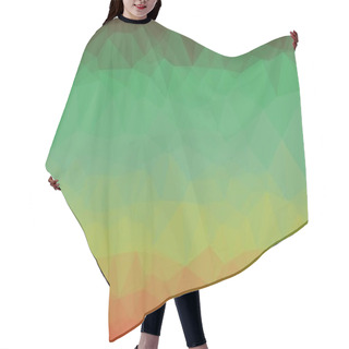 Personality  Colorful Geometric Background With Mosaic Design Hair Cutting Cape