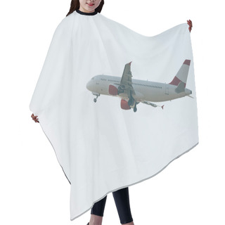 Personality  Low Angle View Of Jet Plane With Sky At Background Hair Cutting Cape