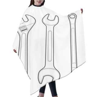 Personality  Wrenches Hair Cutting Cape