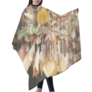 Personality   Small Sea Shells Tropical Background Hair Cutting Cape