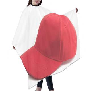 Personality  Red Baseball Cap Hair Cutting Cape