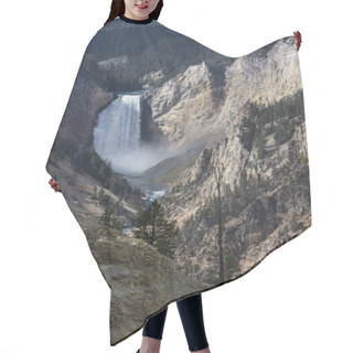 Personality  Waterfall In National Park Hair Cutting Cape