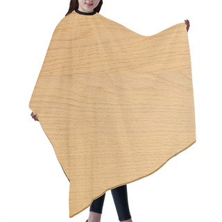 Personality  Elevated View Of Champagne Color Alder Laminate Hair Cutting Cape
