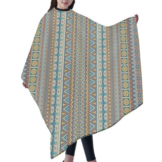 Personality  Abstract Ethnic Stripe Pattern, Raster Background Hair Cutting Cape