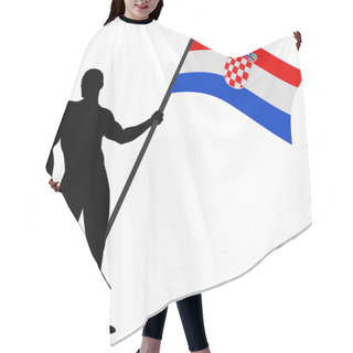 Personality  Flag Bearer Hair Cutting Cape