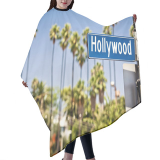 Personality  Hollywood Sign In LA Hair Cutting Cape