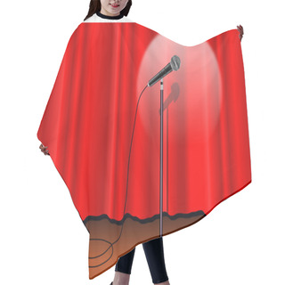 Personality  MICROPHONE Hair Cutting Cape
