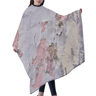 Personality  Paint Peeling Plaster Walls. Hair Cutting Cape