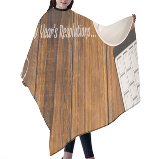 Personality  New Years Resolution List Hair Cutting Cape