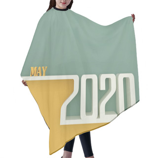 Personality  New Year 2020 Creative Design Concept - 3D Rendered Image Hair Cutting Cape