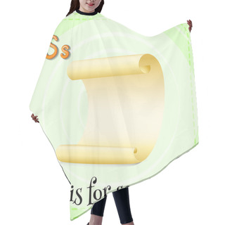Personality  Letter S Hair Cutting Cape