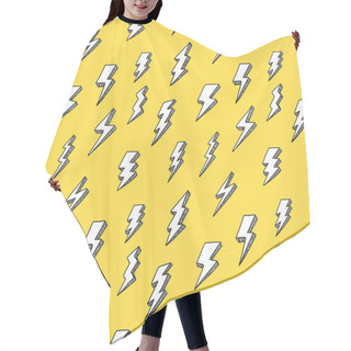 Personality  Abstract Thunder Background  Hair Cutting Cape
