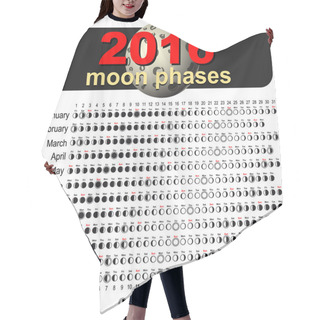 Personality  Moon Calendar 2016 Hair Cutting Cape