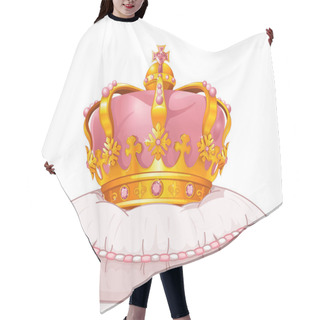 Personality  Crown On The Pillow Hair Cutting Cape