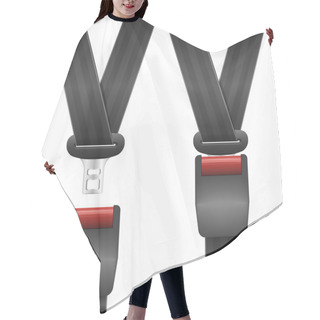 Personality  Open And Closed Seatbelt Hair Cutting Cape
