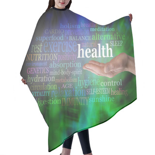 Personality  Health In The Palm Of Your Hand Hair Cutting Cape
