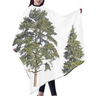 Personality  Fir And Pine Hair Cutting Cape
