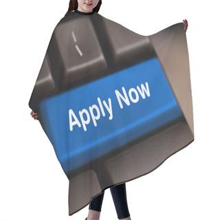 Personality  Apply Now Computer Key Hair Cutting Cape