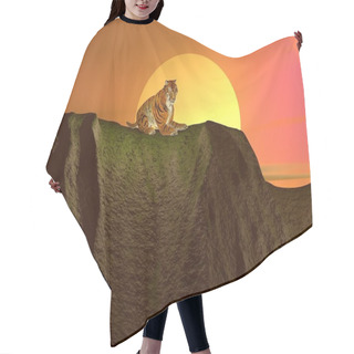 Personality  Tiger Relaxing Hair Cutting Cape
