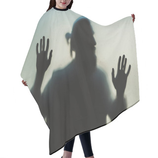 Personality  Silhouette Hair Cutting Cape