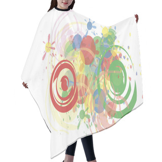 Personality  Abstract Pattern Hair Cutting Cape