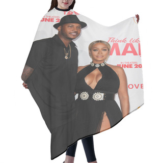 Personality  Carmelo Anthony And La La Anthony Hair Cutting Cape
