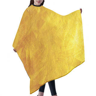 Personality  Golden Texture Hair Cutting Cape