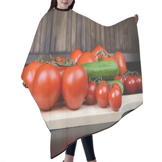 Personality  Tomatoes And Cucumbers Hair Cutting Cape