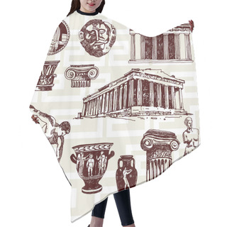 Personality  Ancient Greece Elements Hair Cutting Cape