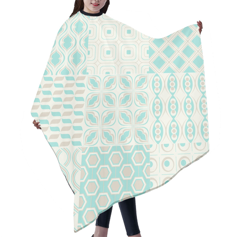 Personality  Geometric Patterns Set Hair Cutting Cape