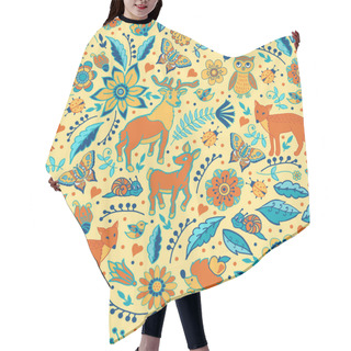 Personality  Pattern With Wild Animals Hair Cutting Cape