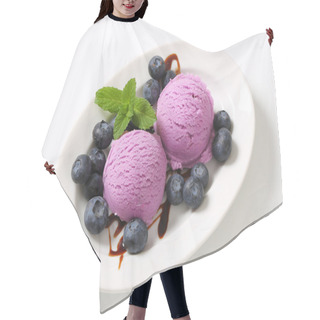 Personality  Blueberry Ice Cream Hair Cutting Cape