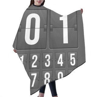 Personality  Countdown Timer Hair Cutting Cape