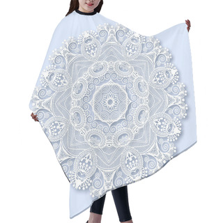 Personality  Circle Lace Ornament Hair Cutting Cape