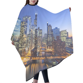 Personality  City Of Chicago Hair Cutting Cape