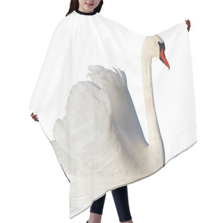 Personality  Fluffy White Swan. Hair Cutting Cape