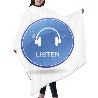 Personality  High Resolution Graphic Of An Listen Icon With Head Phones And Notes. Hair Cutting Cape