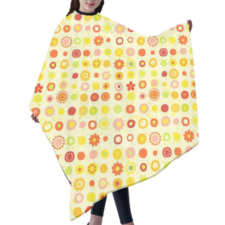 Personality  Seamless Abstract Background A Pattern From Red Spots Hair Cutting Cape