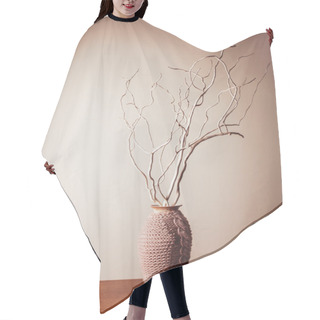 Personality  Empty Dry Wood Branches  Hair Cutting Cape