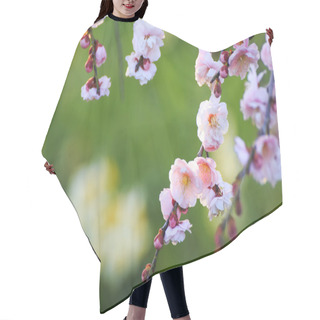 Personality  Beautiful Plum Flowers Hair Cutting Cape