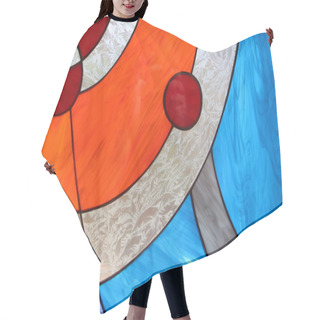 Personality  Modern Abstract Stained Glass Window Hair Cutting Cape