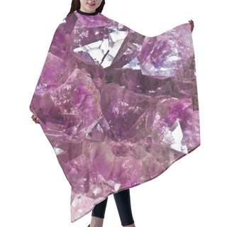 Personality  Amethyst Crystals Hair Cutting Cape