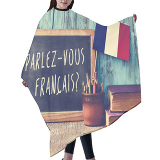 Personality  Question Parlez-vous Francais? Do You Speak French? Hair Cutting Cape