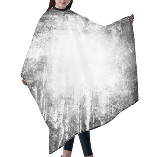 Personality  Black And White Grunge Background Hair Cutting Cape